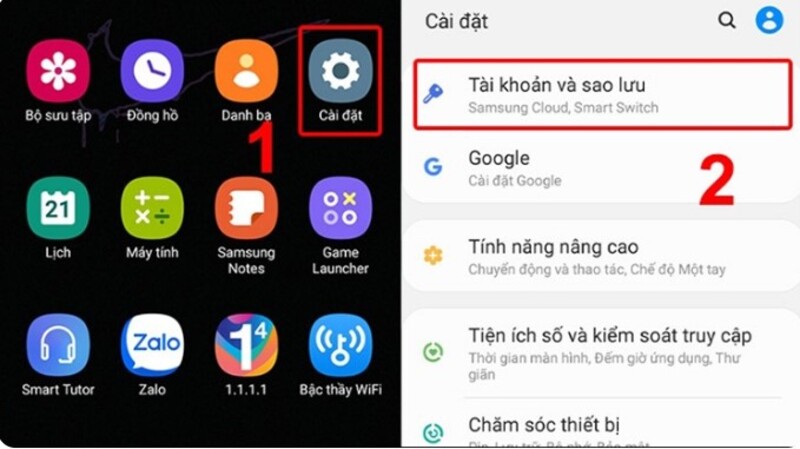 cách đăng xuất tài khoản Google trên android