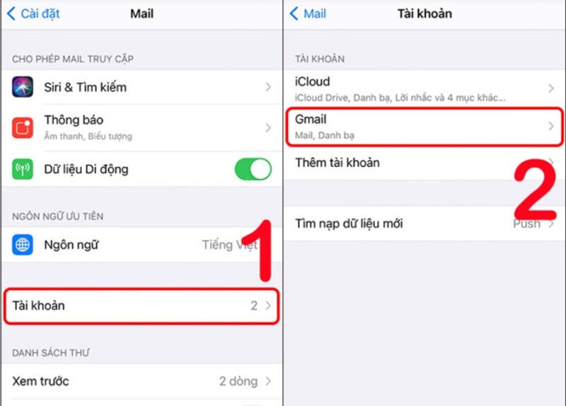 cách đăng xuất tài khoản Google trên Iphone