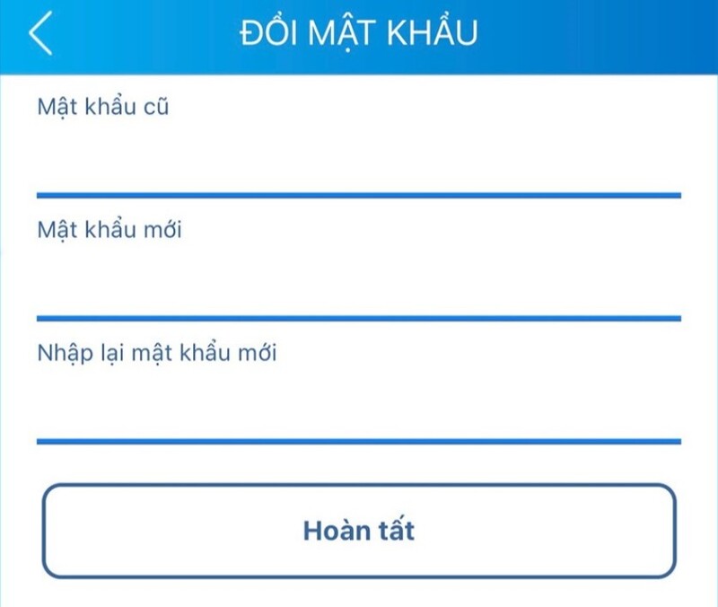 cách đổi mật khẩu VssID
