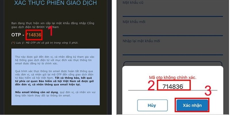 cách đổi mật khẩu VssID