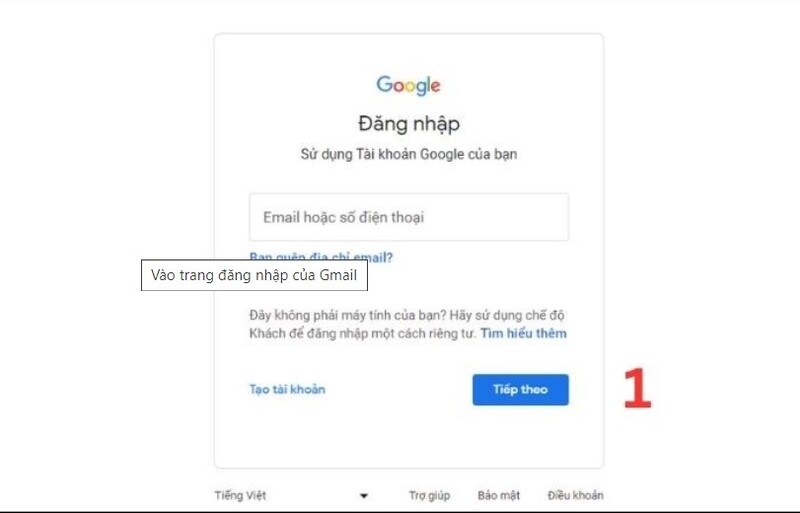 cách lấy lại mật khẩu gmail bằng email khôi phục