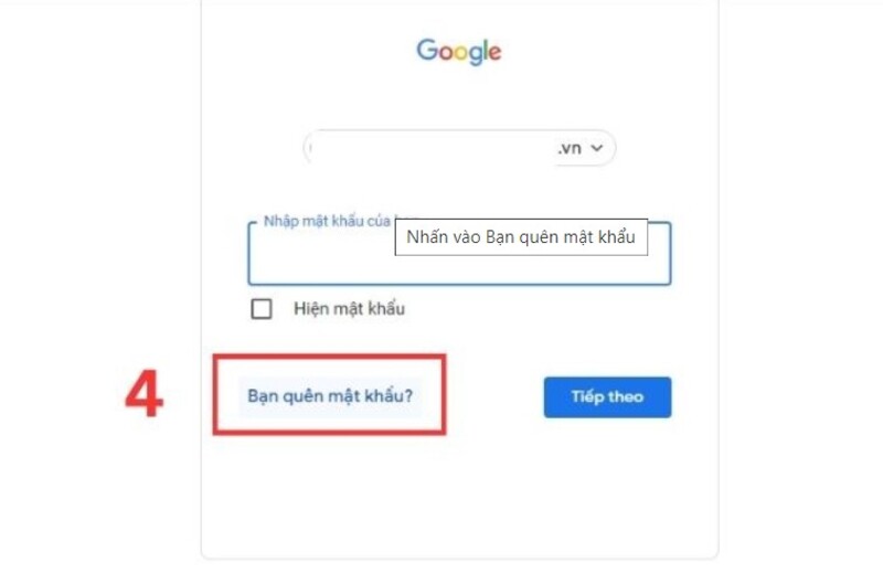 Cách lấy lại mật khẩu Gmail nhanh chóng với thao tác đơn giản