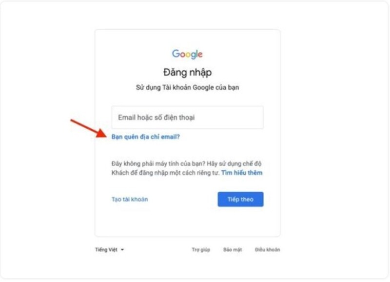cách lấy lại mật khẩu gmail bị hack