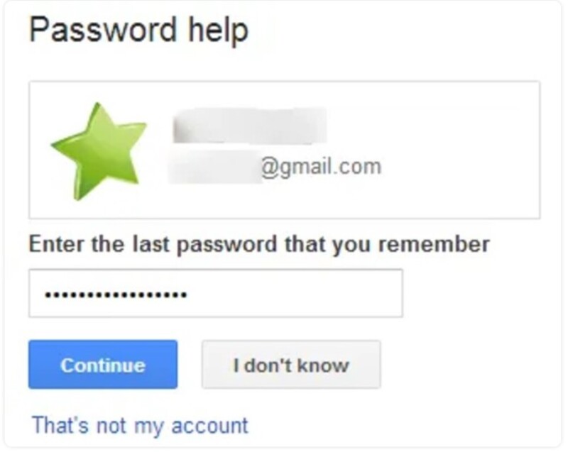 cách lấy lại mật khẩu gmail bị hack