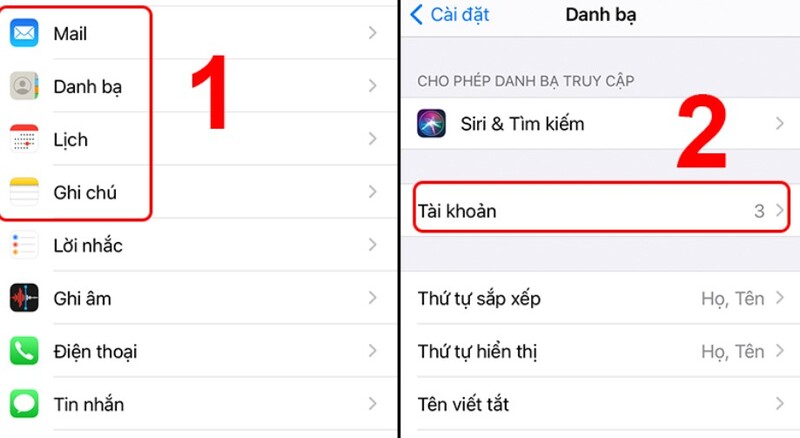 cách xóa tài khoản google trên Iphone