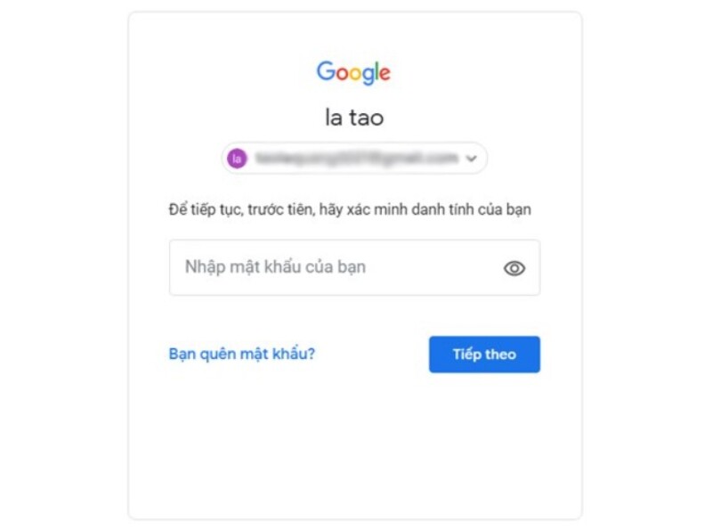 cách xóa tài khoản google trên máy tính