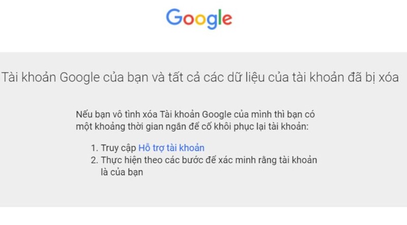 cách xóa tài khoản google trên máy tính
