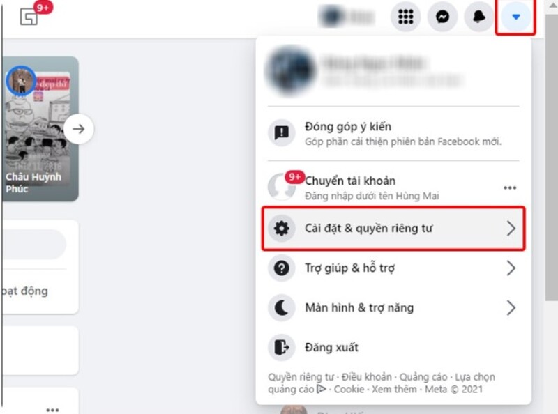 cách bỏ chặn trên facebook máy tính