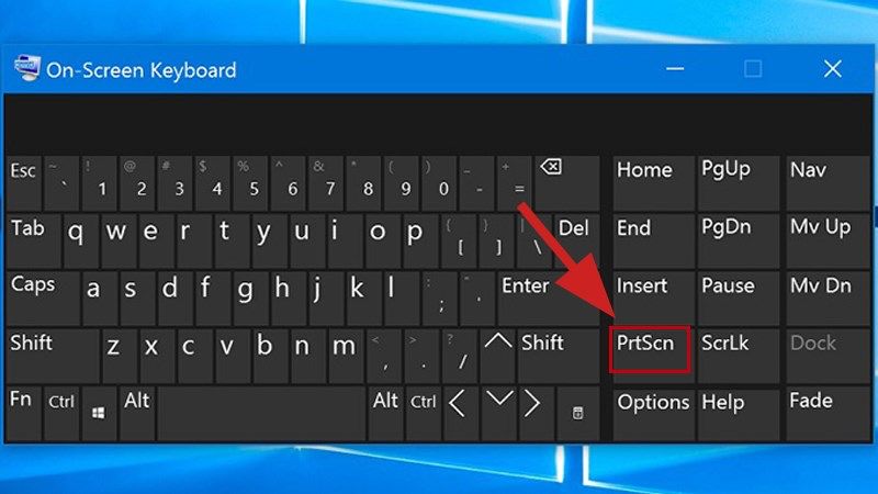 Cách chụp màn hình máy tính bằng Fn + Print Screen