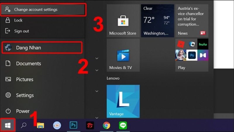 Cách đặt mật khẩu máy tính Windows 8 + 8.1