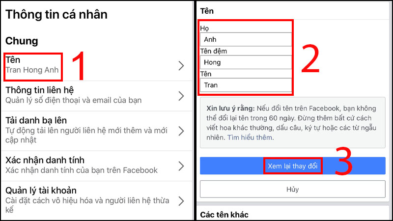 Cách đổi tên Facebook bằng điện thoại, máy tính cực đơn giản 2024