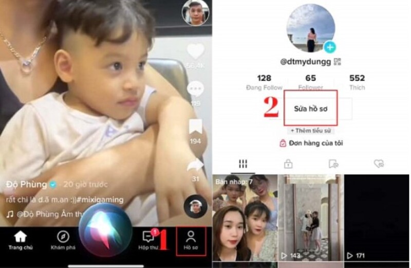 cách đổi tên TikTok trên điện thoại