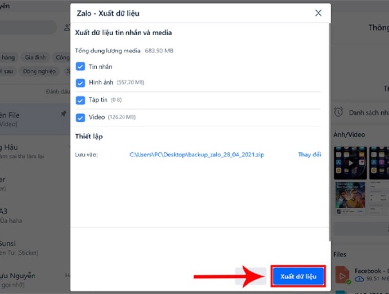 cách khôi phục tin nhắn đã xóa trên máy tính