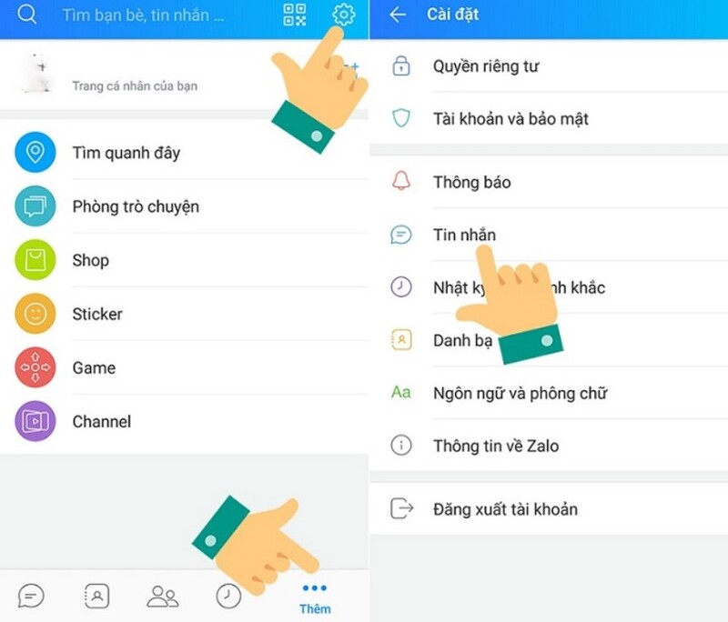 cách khôi phục tin nhắn zalo chưa sao lưu