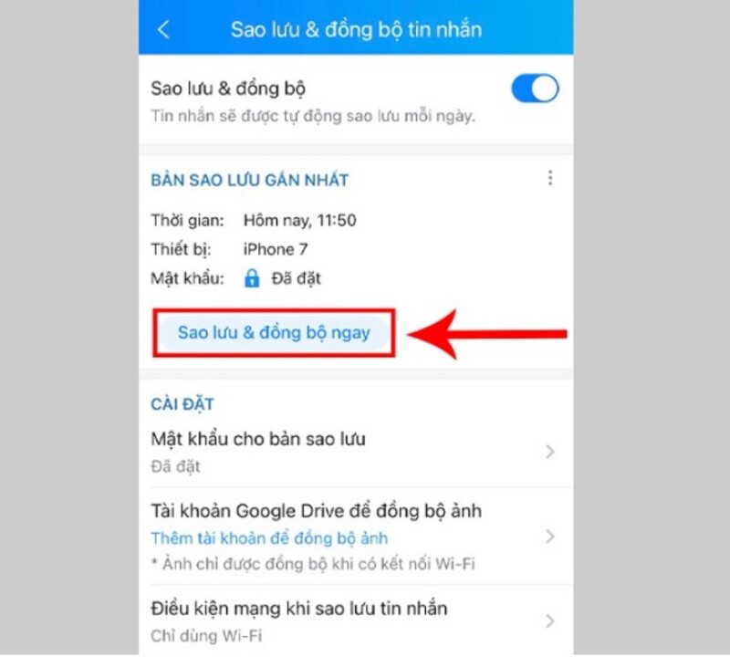 cách khôi phục tin nhắn Zalo đã xóa trên điện thoại