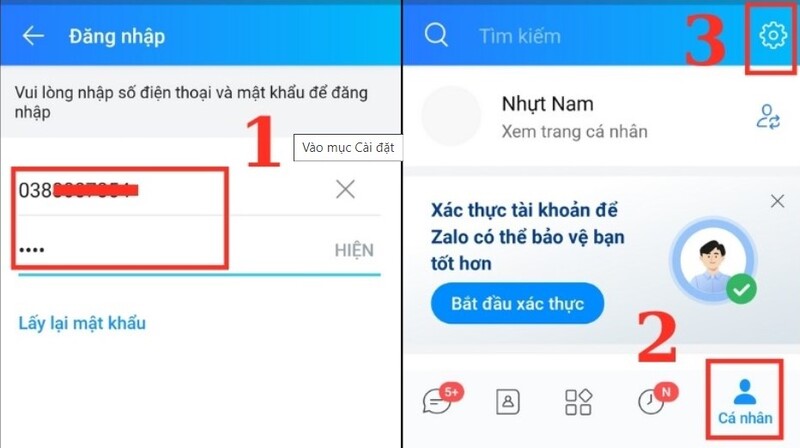 cách khôi phục tin nhắn Zalo khi đổi số điện thoại