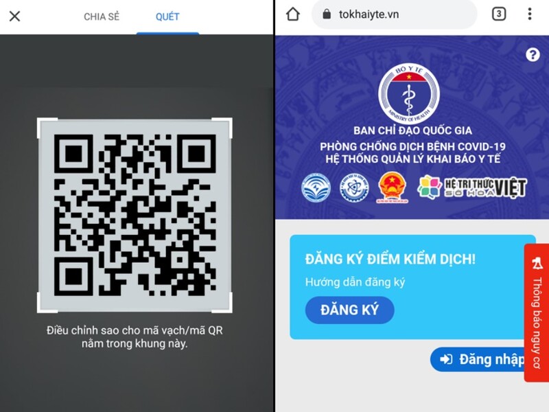 cách quét mã QR bằng Google Chrome
