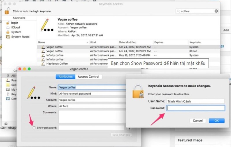 cách xem mật khẩu wifi trên iPhone