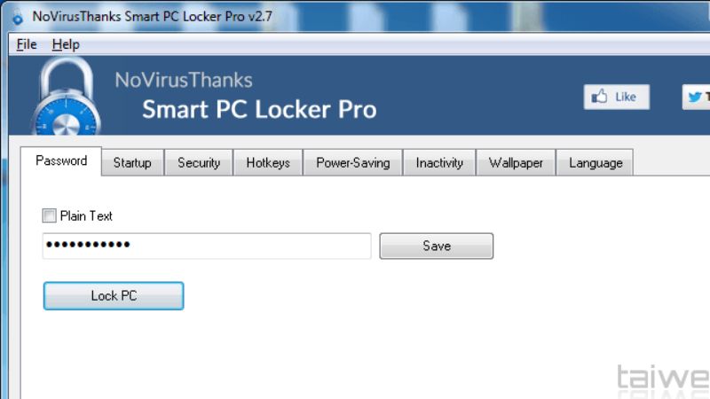 Tải phần mềm Smart PC Locker Pro để khoá màn hình