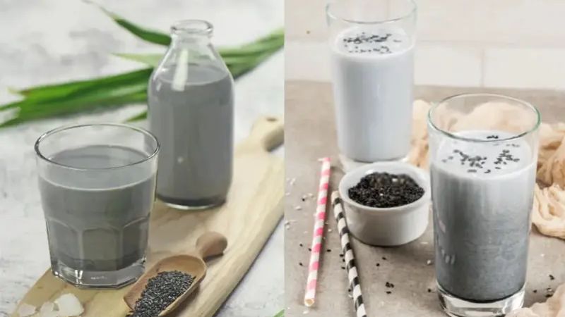 Bật mí cách làm sữa hạt mè đen, óc chó