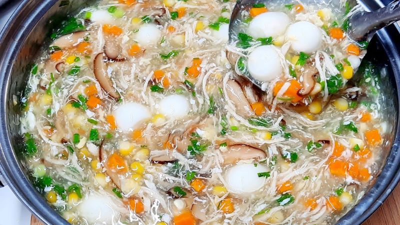 Bí quyết cách nấu súp gà chuẩn vị, thơm nức mũi
