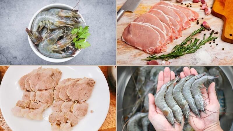 các bước làm ruốc tôm thịt