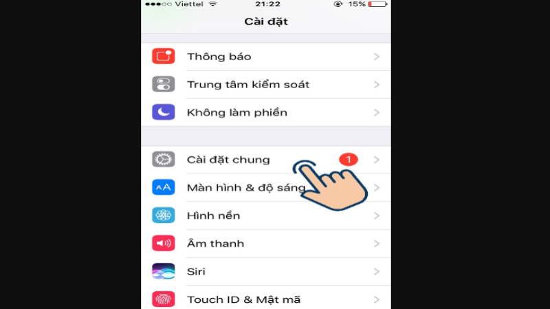 Cách bật nút Home ảo đời iOS 12 trở về trước 2