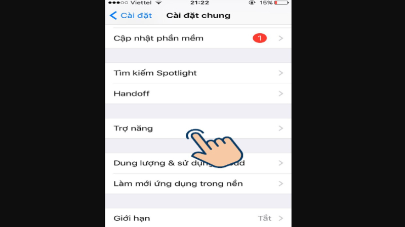 Cách bật nút Home ảo đời iOS 12 trở về trước 3