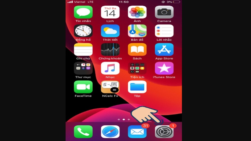 Cách bật nút Home ảo đời iOS 13 trở lên 1