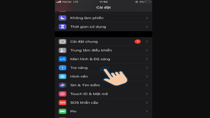 Cách bật nút Home ảo đời iOS 13 trở lên 2