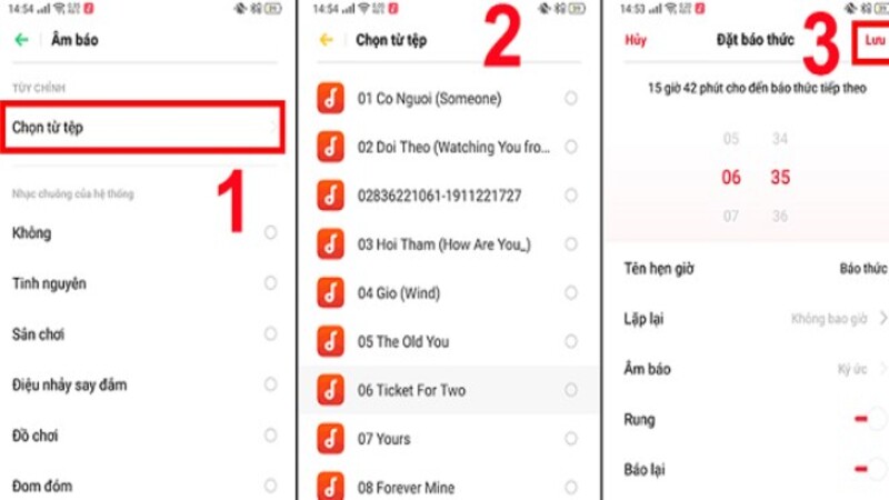cách cài nhạc chuông báo thức cho Samsung