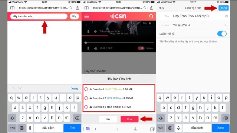 Cách cài nhạc chuông cho iPhone bằng Documents 3