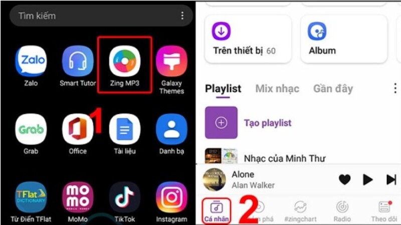 cách cài nhạc chuông cho Samsung từ Zing MP3