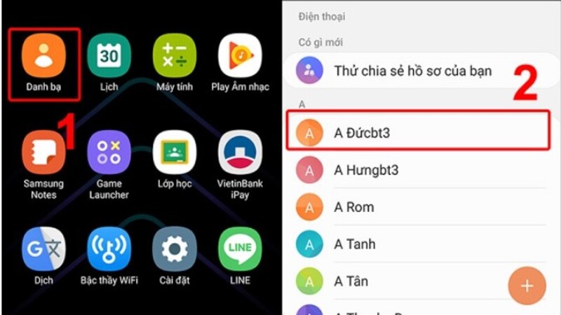 cách cài nhạc chuông cho từng sđt Samsung