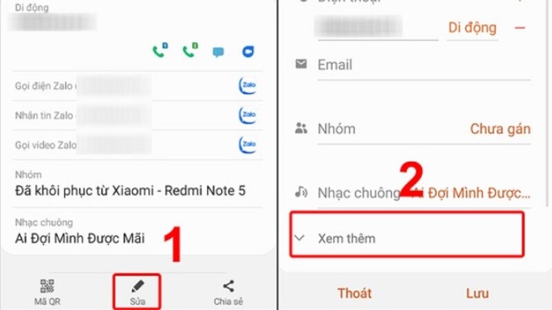 cách cài nhạc chuông cho từng sđt Samsung