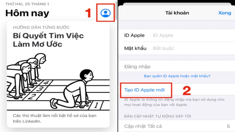 Cách đăng ký tài khoản iCloud trên iPhone 1