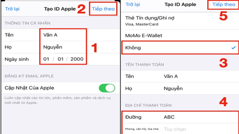 Cách đăng ký tài khoản iCloud trên iPhone 3