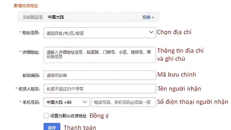 cách đặt hàng taobao