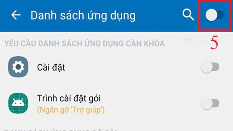 cách khóa ứng dụng trên Samsung bằng Applock