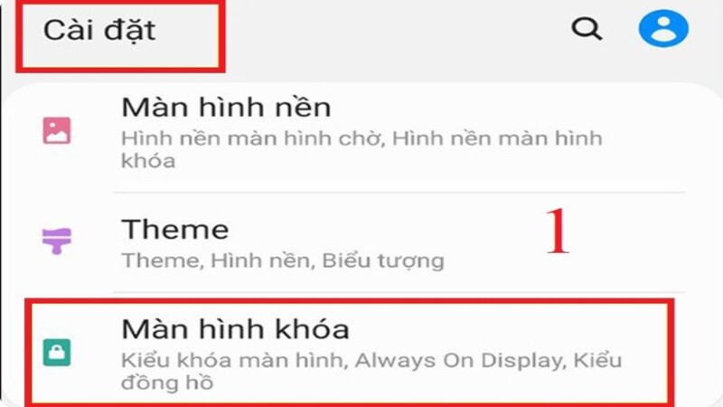 cách khóa ứng dụng trên Samsung bằng vân tay