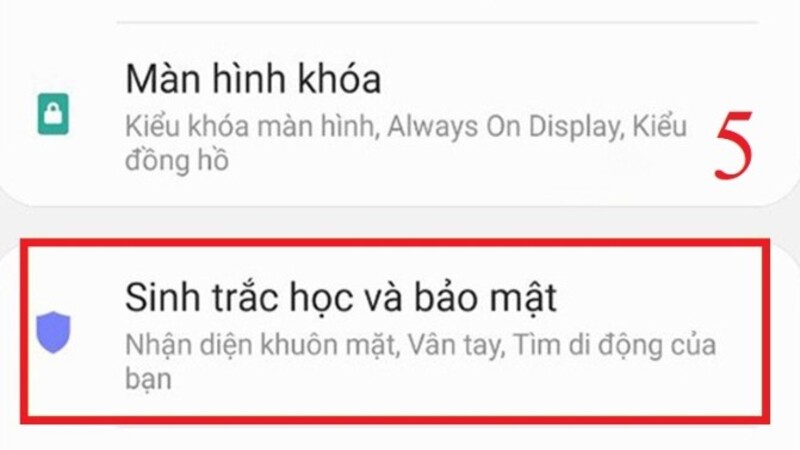 Bước 2: Tại đây, bạn sẽ được yêu cầu đặt mật khẩu để bảo vệ thiết bị (mã PIN, mật khẩu hoặc mẫu hình).