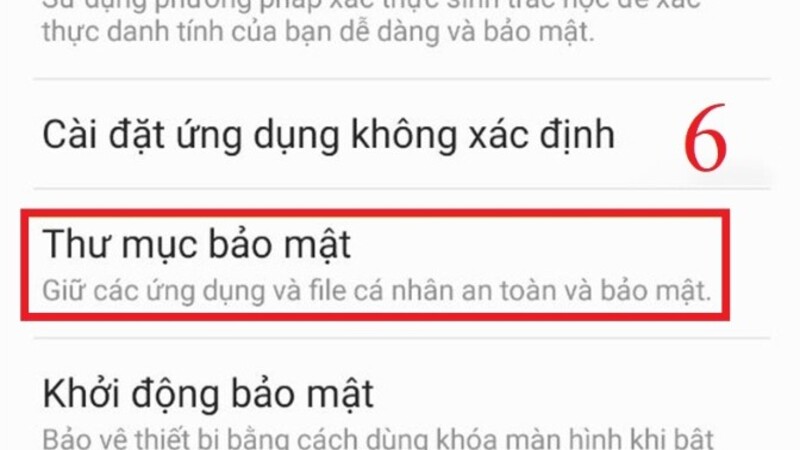 cách khóa ứng dụng trên Samsung bằng vân tay