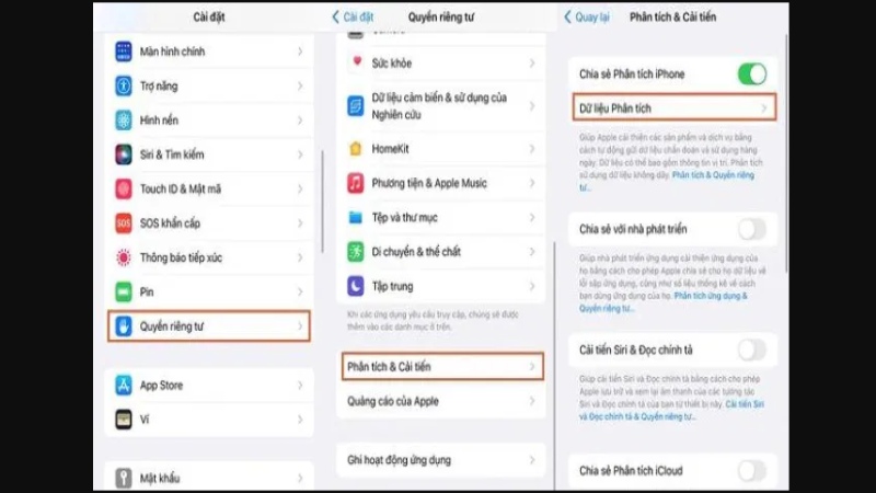 Cách kiểm tra pin iPhone đã thay chưa thông qua mục phân tích và cải tiến 1