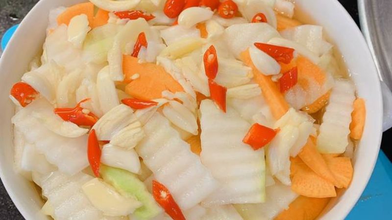 Cách làm dưa góp su hào cà rốt