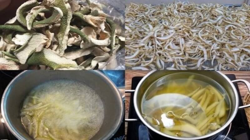 Cách làm tinh dầu bưởi từ vỏ bưởi khô