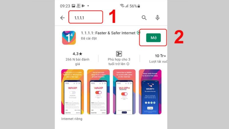 cách mở ứng dụng đã ẩn