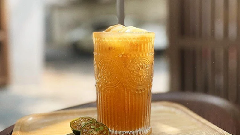 Cách pha trà chanh đào trong một nốt nhạc