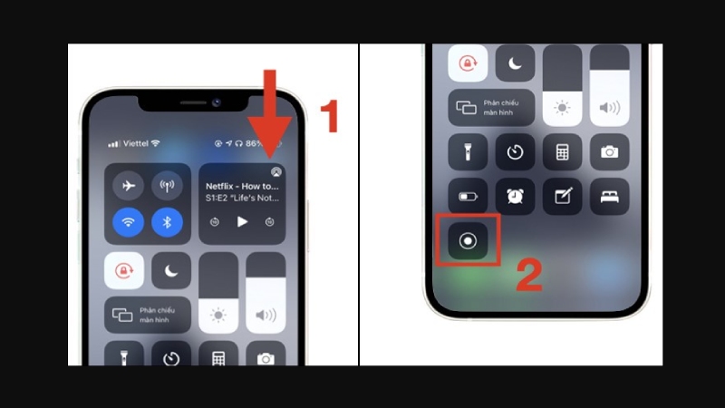 Cách quay màn hình iPhone có Face ID 1