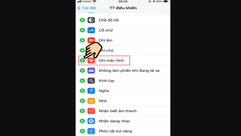 Cách quay màn hình iPhone có ghi âm tiếng 2