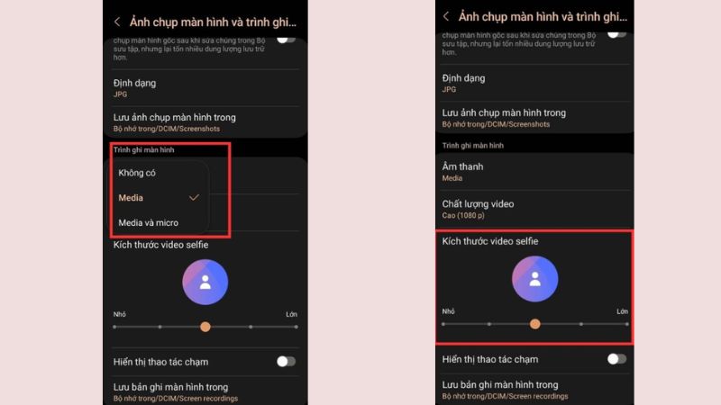 cách quay màn hình samsung trực tiếp